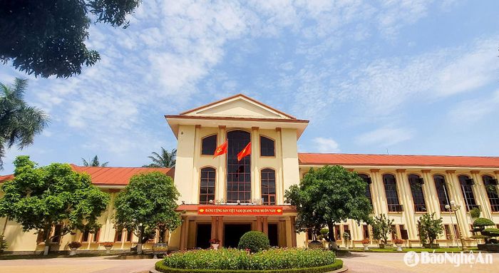Trụ sở Tỉnh ủy Nghệ An. Ảnh: Thành Duy
