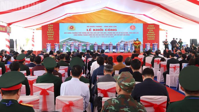  Quang cảnh lễ khởi công. 
