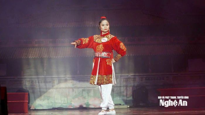 Thanh Xuân trong một tiết mục biểu diễn. Ảnh: NVCC