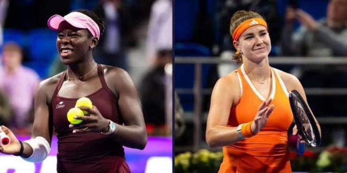 Tay vợt 19 tuổi, tới từ Canada, Mboko (bên trái) sẽ thực gây chấn động nếu vô địch WTA 1000