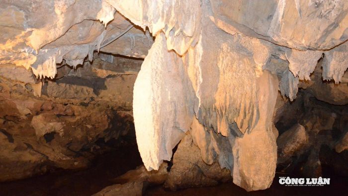 Trải qua quá trình kiến tạo lâu dài của tự nhiên, trong động từng xuất hiện khối thạch nhũ có hình dáng tựa nàng tiên cá đang say ngủ giữa núi rừng. Dù theo thời gian, những đường nét nguyên bản không còn rõ ràng, nhưng ngày nay, hình ảnh nàng tiên cá đã được tái hiện bằng một bức tượng điêu khắc tinh xảo từ thạch nhũ, trở thành điểm nhấn thu hút du khách dừng chân tham quan, chụp ảnh lưu niệm.