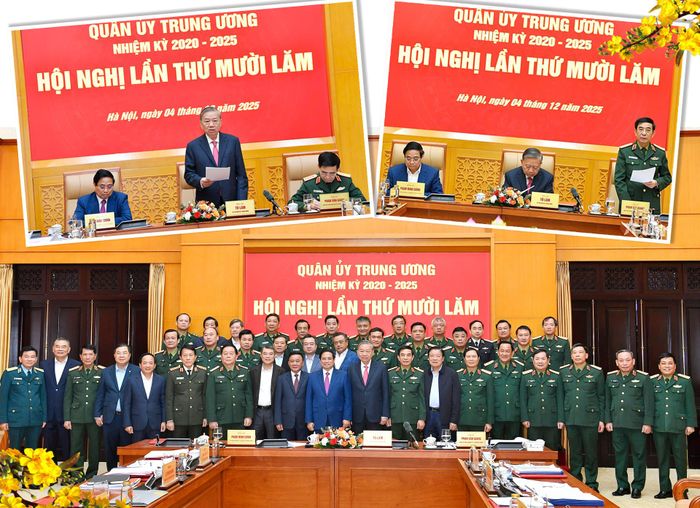 Tổng Bí thư Tô Lâm, Bí thư Quân ủy Trung ương chủ trì Hội nghị Quân ủy Trung ương lần thứ 15 (tháng 12-2025)