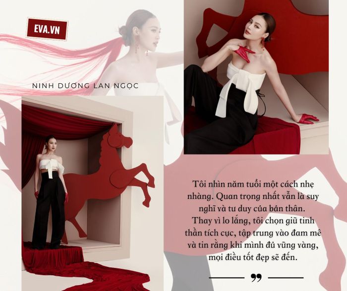 Thay vì lo lắng về năm tuổi, Lan Ngọc chọn giữ tinh thần lạc quan và tập trung nạp năng lượng.