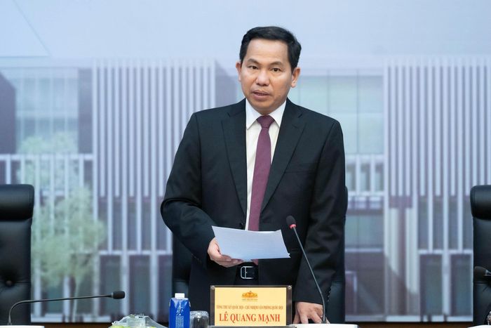 Ông Lê Quang Mạnh, Tổng Thư ký Quốc hội, Chủ nhiệm Văn phòng Quốc hội, Chánh Văn phòng Hội đồng Bầu cử quốc gia chủ trì cuộc họp rà soát công tác chuẩn bị