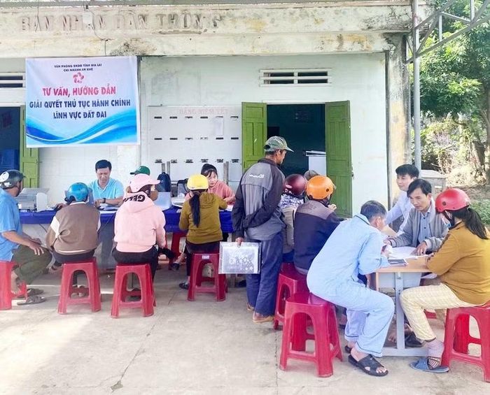 Công tác quản lý nhà nước trên lĩnh vực đất đai được nâng cao, tạo nguồn lực quan trọng thúc đẩy phát triển kinh tế-xã hội. Ảnh: V.L 