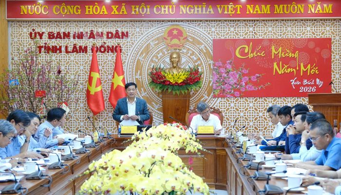 Phó Chủ tịch Thường trực UBND tỉnh Lâm Đồng Lê Trọng Yên giao nhiệm vụ cụ thể cho các sở, ngành