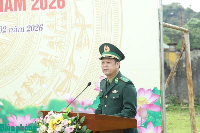 Trung tướng Nguyễn Anh Tuấn phát biểu tại buổi lễ. Ảnh: Ngọc Lâm