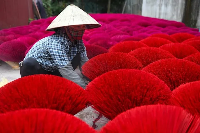 Làng nghề tăm hương Quảng Phú Cầu là một trong những điểm đến nằm trong tuyến “Con đường di sản Nam Thăng Long - Hà Nội - Điểm về nguồn cội”