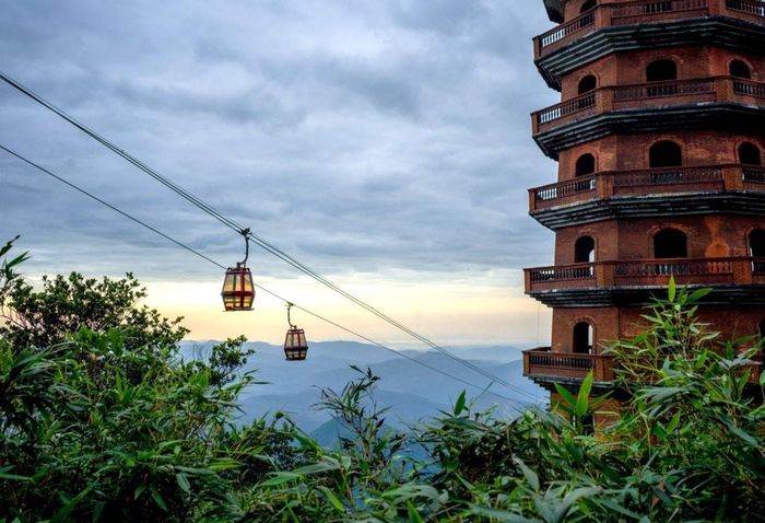 Cáp treo Yên Tử: Ảnh: TL