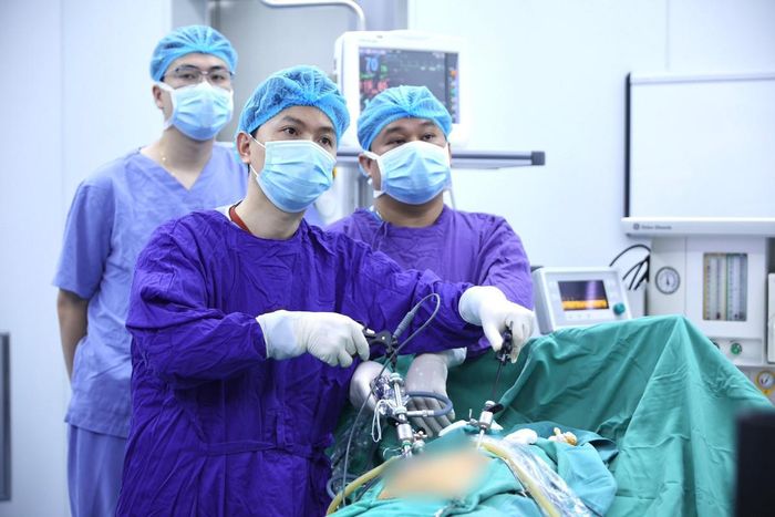 Phẫu thuật nội soi khi phát hiện sớm - Ảnh BVCC
