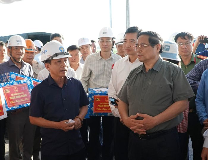 Ông Lê Quốc Dũng, Giám đốc Ban QLDA 7 hứa quyết tâm khắc phục khó khăn, hoàn thành cao tốc Chí Thạnh - Vân Phong theo đúng kế hoạch.