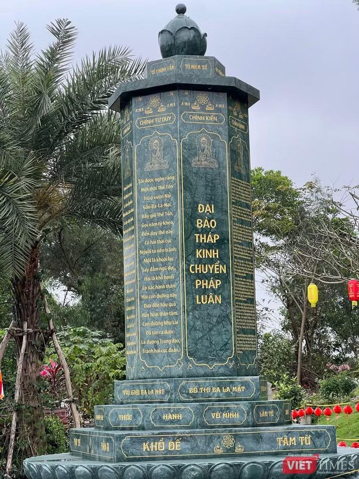 Đại bảo tháp ở chùa Tiêu. Ảnh: Thanh Hằng