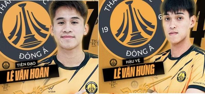 Còn với Lê Văn Hưng và Lê Văn Hoàn, cả hai đều là những cầu thủ trẻ trưởng thành từ lò đào tạo Thanh Hóa.