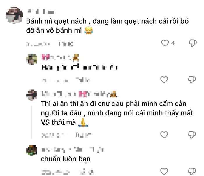Phản hồi của người dân khi trải nghiệm tại quán bánh mỳ này.