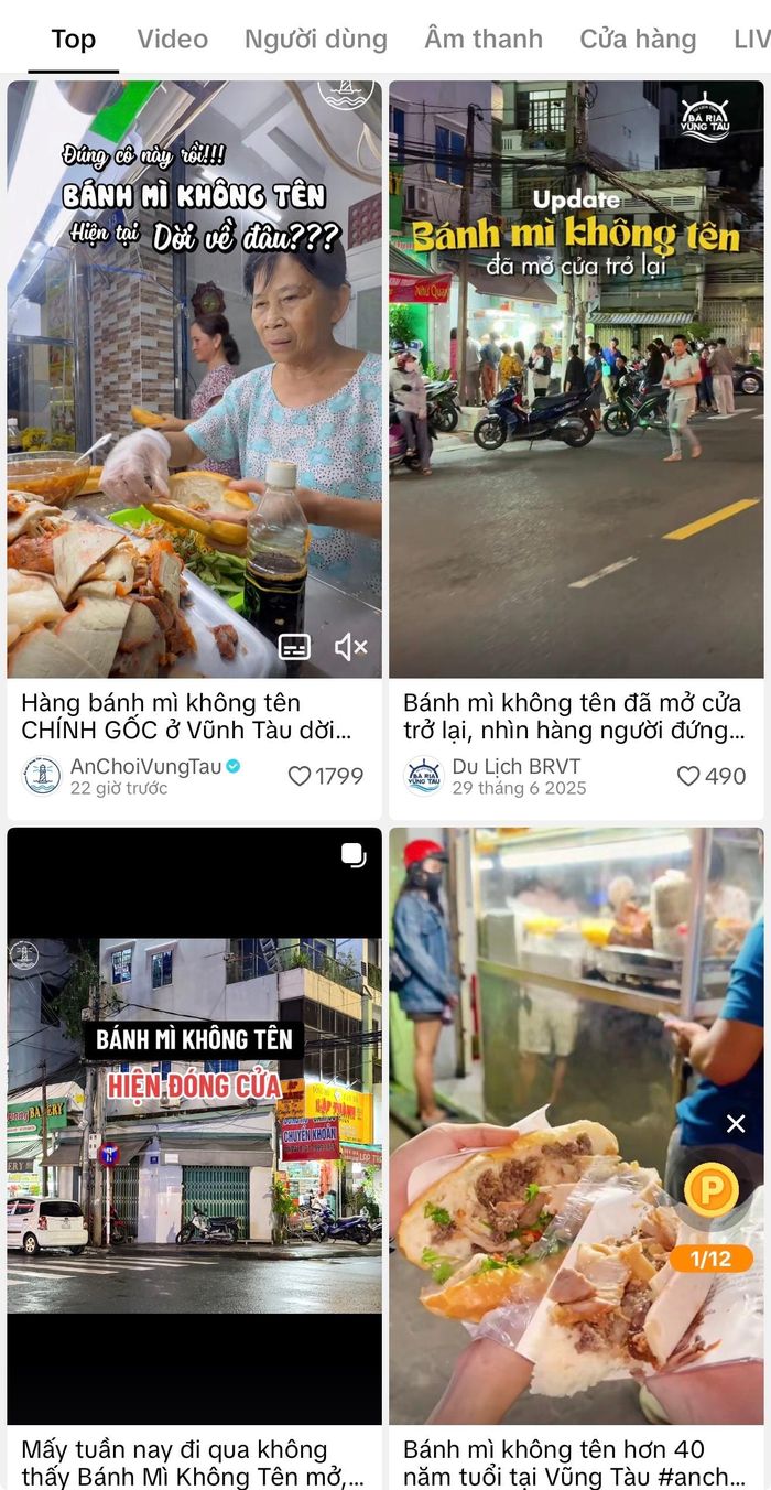 Quán bánh mỳ này rất nổi tiếng tại Vũng Tàu.