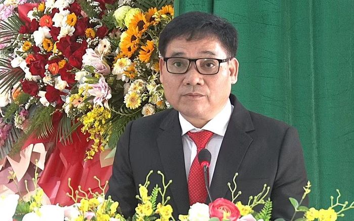  Ông Nguyễn Hữu Tú phát biểu nhận nhiệm vụ. Ảnh: Hà Đức Thành 