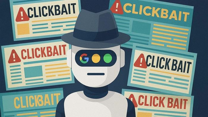 Các đường link mang tính mồi nhử (clickbait) bị Google loại trừ triệt để.