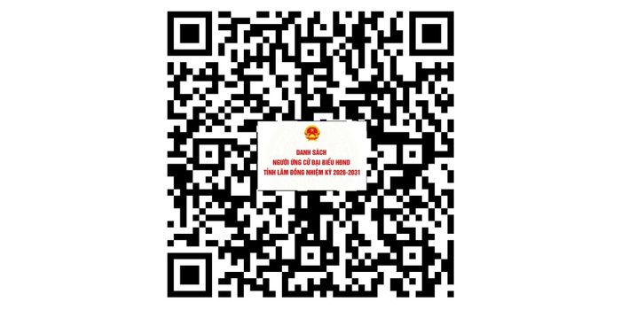 Quét mã QR để xem danh sách 133 người ứng cử đại biểu HĐND tỉnh Lâm Đồng nhiệm kỳ 2026 - 2031