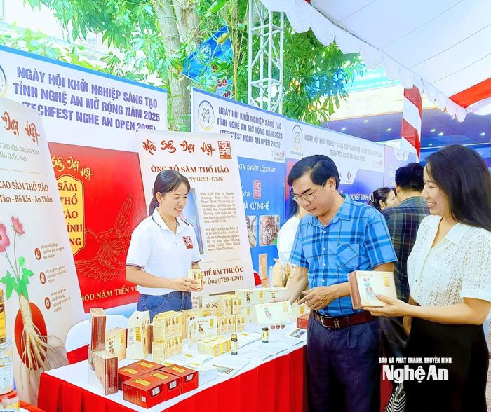 Các sản phẩm từ sâm Thổ Hào sử dụng AI để tối ưu quy trình thực hiện. Ảnh: NVCC