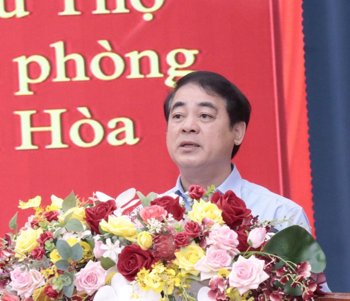 Bí thư Tỉnh ủy Nghiêm Xuân Thành trình bày chương trình hành động