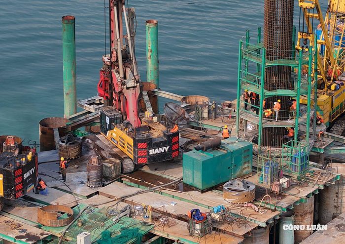 Không khí làm việc hết sức khẩn trương.