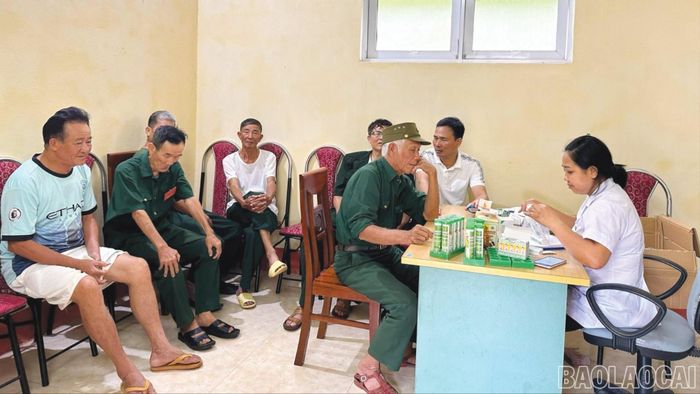 Người có công được chăm sóc tại Trung tâm Điều dưỡng tỉnh Lào Cai.