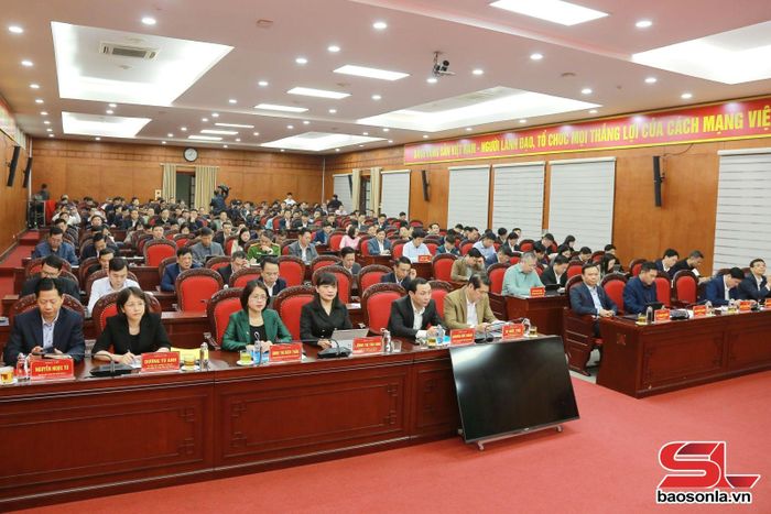 Các đại biểu dự cuộc họp.