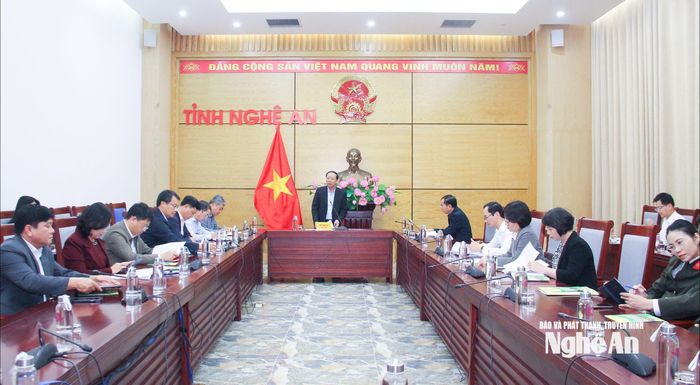 Quang cảnh cuộc họp. Ảnh: Mai Hoa