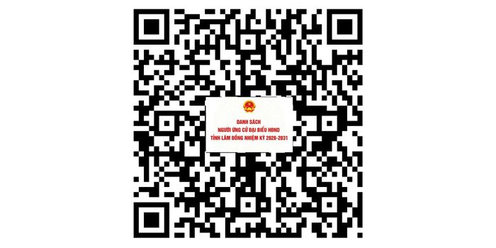 Quét mã QR để xem danh sách 133 người ứng cử đại biểu HĐND tỉnh Lâm Đồng nhiệm kỳ 2026 - 2031