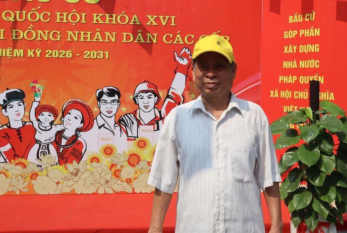 Ông Chu Hữu Cơ tin tường ngày bầu cử sẽ diễn ra thuận lợi, an toàn. Ảnh: XS