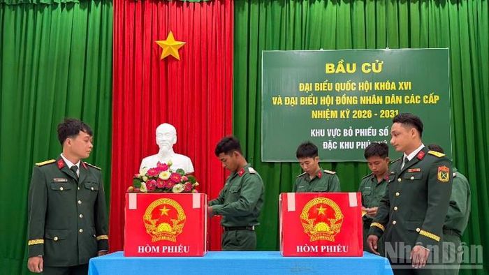 Đặc khu Phú Quý hoàn thành công tác bỏ phiếu sớm