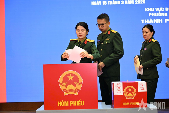 Các cử tri tham gia bỏ phiếu.
