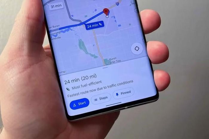 Giải pháp là xem trước các tuyến đường đề xuất và chọn tuyến phù hợp với tình hình thực tế.