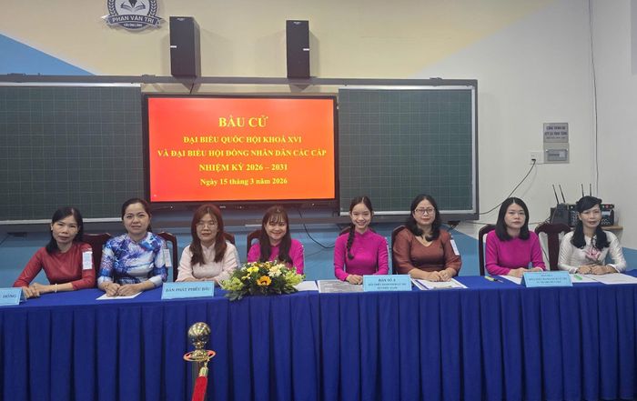 Đơn vị bầu cử phường Cầu Ông Lãnh, TP. Hồ Chí Minh có mặt chuẩn bị sẵn sàng cho ngày bầu cử
