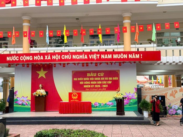 Điểm bầu cử số 20, phường Cẩm Thành, tỉnh Quảng Ngãi