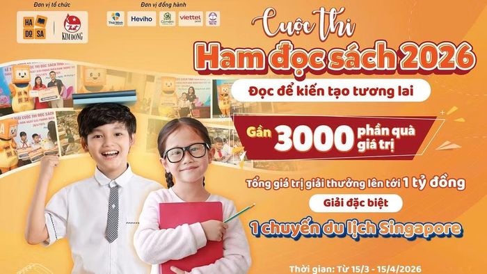 Banner cuộc thi Ham đọc sách 2026.
