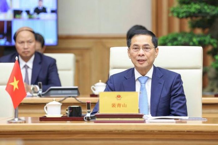 Phó Thủ tướng Chính phủ Bùi Thanh Sơn phát biểu mở đầu phiên họp.