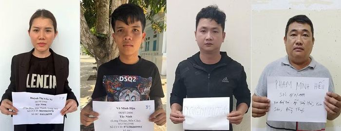 Một số đối tượng bị khởi tố về hành vi tổ chức đưa người xuất nhập cảnh trái phép