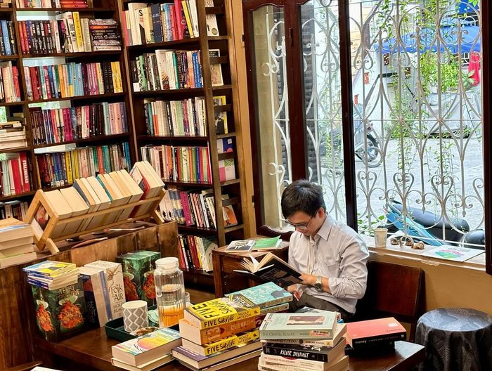  Tiệm sách Gác Xép Bookstore là điểm đến quen thuộc của nhiều độc giả sách ngoại văn. Ảnh: FB Gác Xép Bookstore.