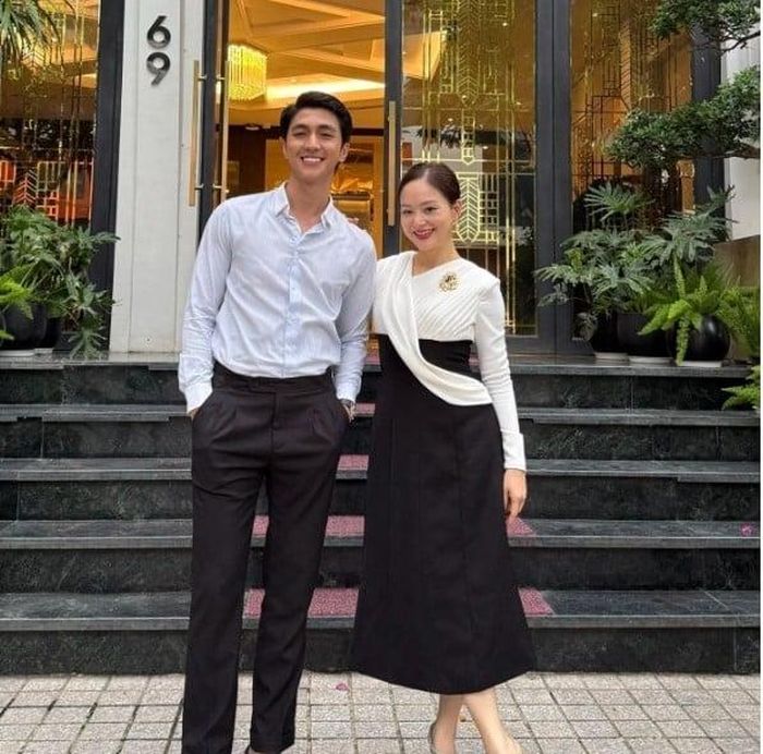 Lan Phương đóng cặp với Bình An trong 'Đồng hồ đếm ngược'.