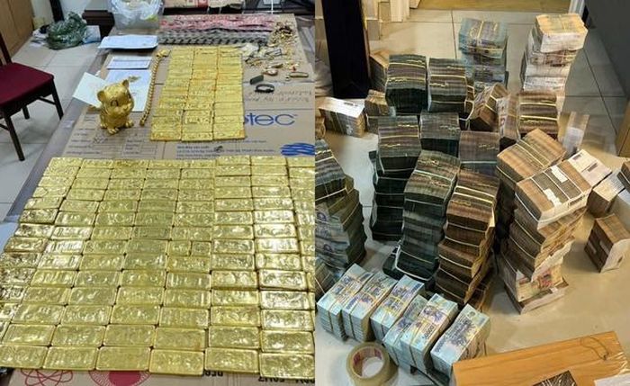 Một phần tiền, vàng do Mr Pips phạm tội mà có bị thu giữ.