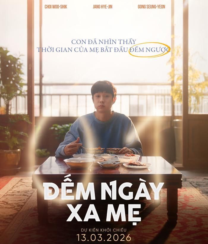Đêm Ngày Xa Mẹ với sự góp mặt của Choi Woo Shik vươn lên vị trí top 2 phòng vé Việt, ghi nhận hiệu suất lấp đầy ghế ấn tượng dù suất chiếu hạn chế. - Ảnh: NSX