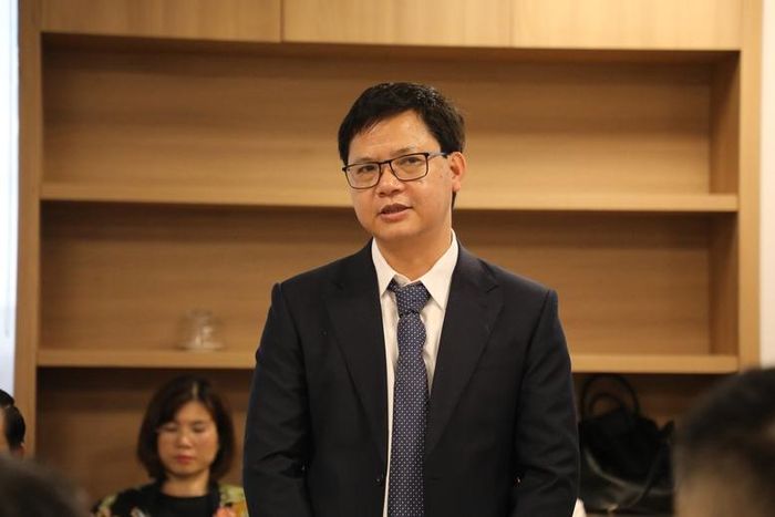 PGS.TS Vũ Văn Tích, Phó Giám đốc Học viện Chiến lược Khoa học và Công nghệ (Bộ KH&CN) phát biểu tại Hội thảo - Ảnh: VGP/TG