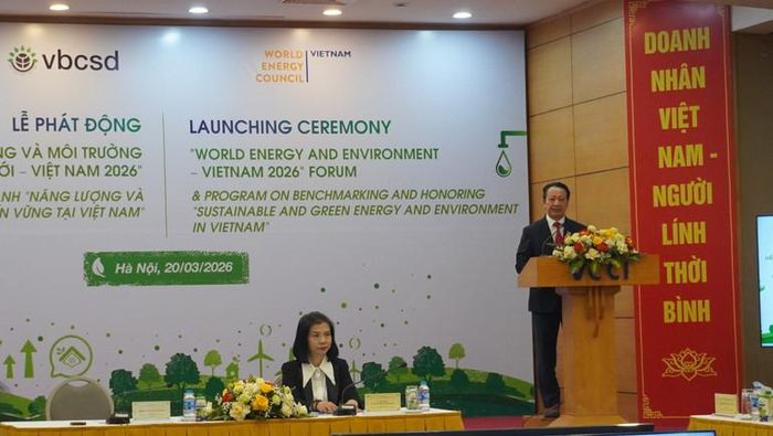 Phó Chủ tịch VCCI, Chủ tịch VBCSD Nguyễn Quang Vinh nhấn mạnh đến vai trò của doanh nghiệp trong việc thực hiện cam kết về Net Zero mà Việt Nam đã đề ra.
