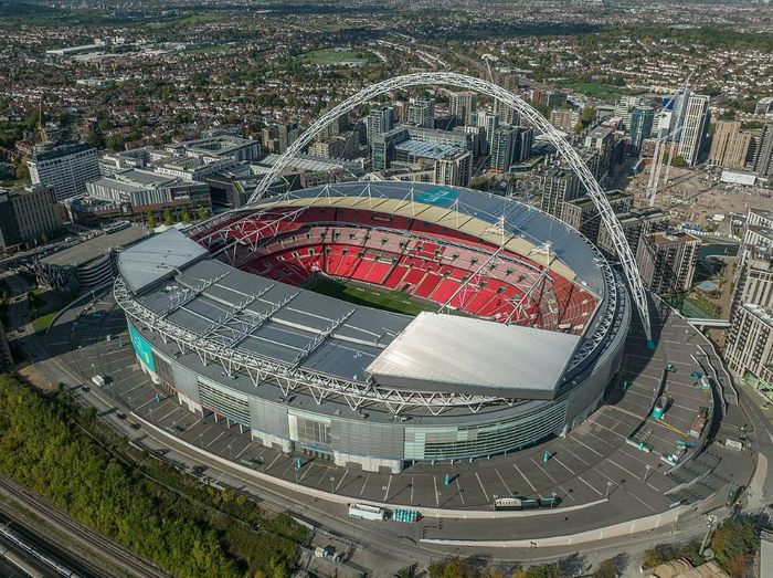 Sân vận động Wembley tại Luân Đôn, Vương quốc Anh. Ảnh: GI