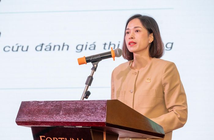  Bà Phạm Thị Miền - Phó viện trưởng Viện Nghiên cứu đánh giá thị trường bất động sản Việt Nam. Ảnh: BTC. 