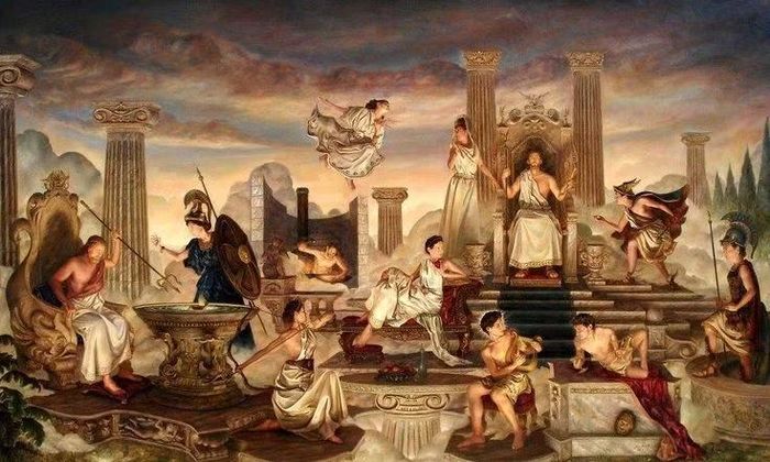  Thiết lập trật tự thần Olympus. Chiến thắng trong Titanomachy đánh dấu sự ra đời của kỷ nguyên các vị thần Olympian, với Zeus trở thành vị thần tối cao cai trị. Ảnh: Pinterest.