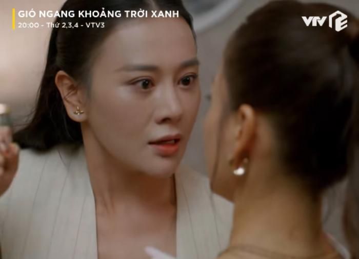 Phương Oanh được khen hết lời trong vai diễn Mỹ Anh - Gió Ngang Khoảng Trời Xanh sau thời gian dài chăm sóc gia đình. - Ảnh: VTV
