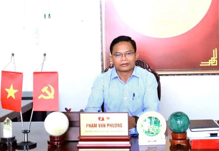 Bí thư Đảng ủy xã Ia Hiao Phạm Văn Phương. Ảnh: P.D