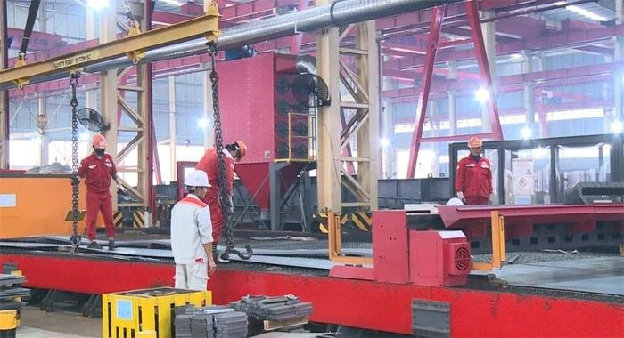 Nhiều dòng sản phẩm của Nhà máy Cơ khí công nghệ cao Nghi Sơn đã đáp ứng các tiêu chuẩn khắt khe của ngành cơ khí chế tạo và kết cấu thép quốc tế.